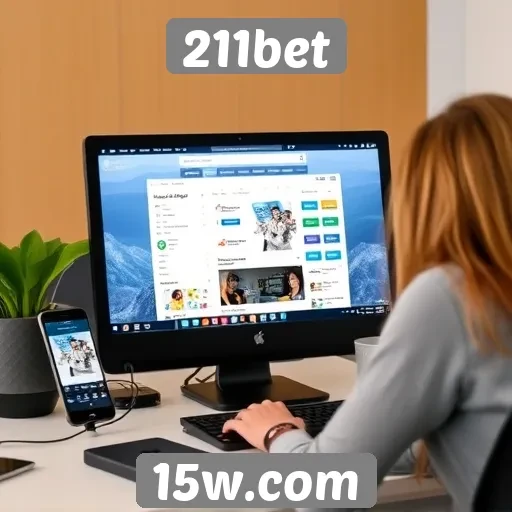 Análise da interface do usuário no site 211bet